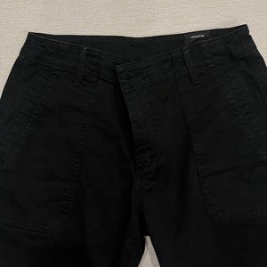 Black Vince Cotton Twill Joggers
